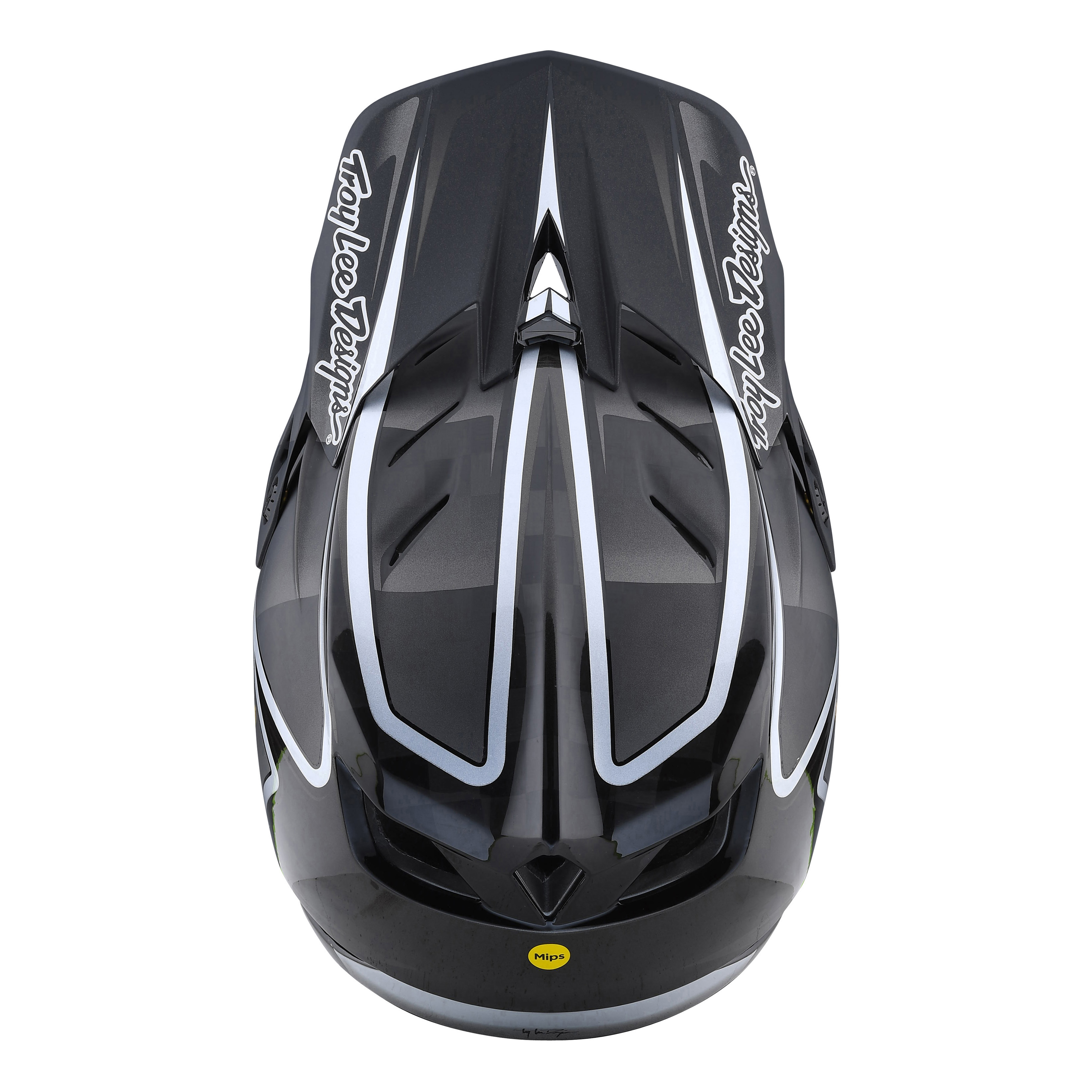 트로이리 디자인 D4 카본 헬멧 (라인 블랙/그레이)