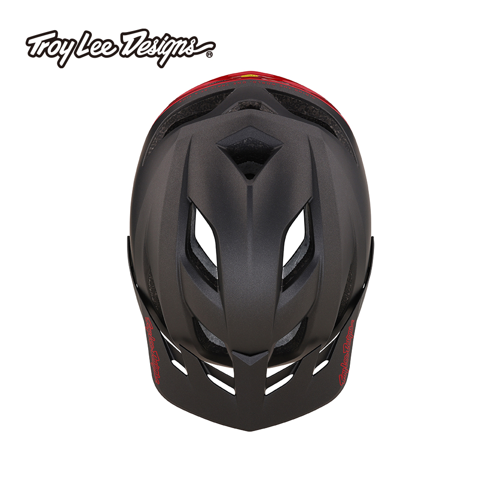 트로이리 디자인 플로우라인 SE 헬멧 (라디안 챠콜/레드)