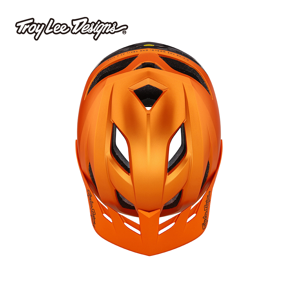 트로이리 디자인 플로우라인 SE 헬멧 (라디안 오렌지/다크 그레이)
