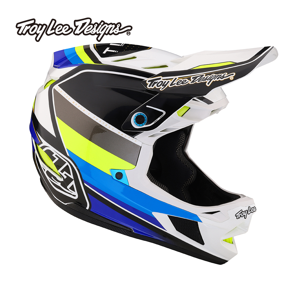 트로이리 디자인 D4 콤포지트 헬멧 (리버브 화이트/블루)