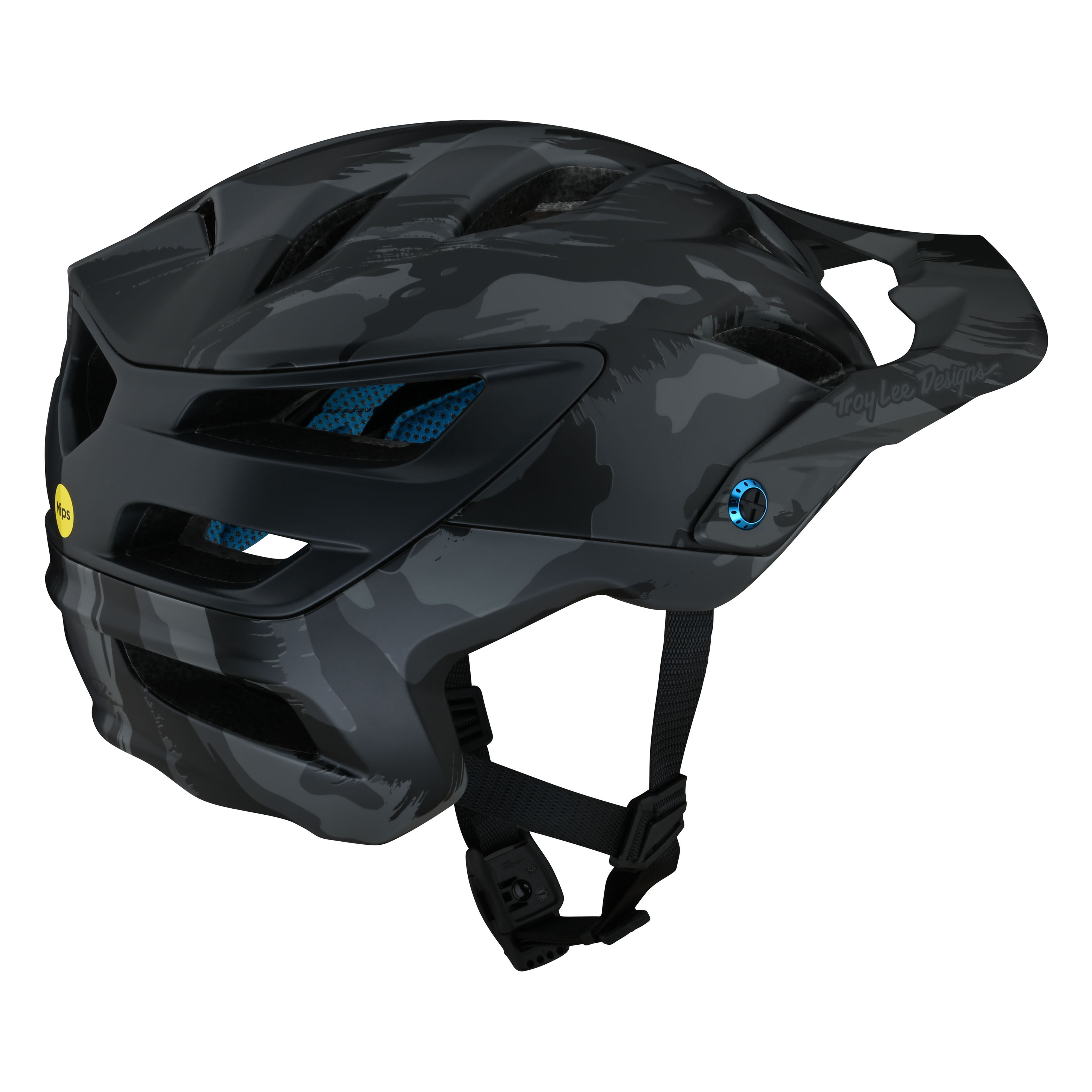 트로이리 디자인 A3 MIPS 헬멧 (브러쉬 카모 블루)